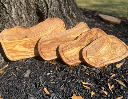 Custom Olive Wood Cutting Boards w/ Juice Groove