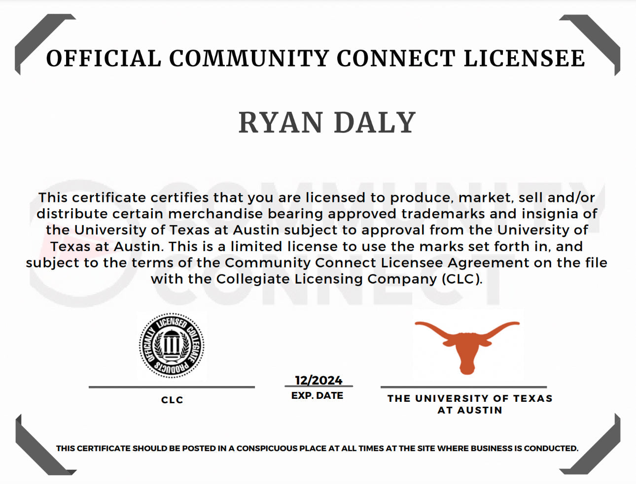 Texas Longhorns Texas Serving Tray