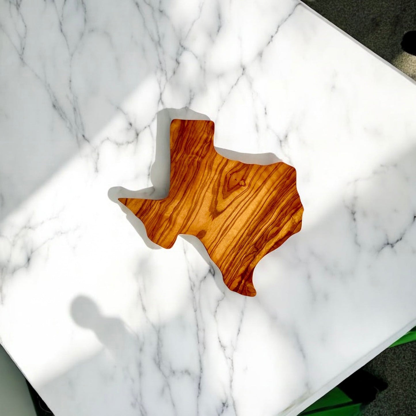 Texas Olive Wood Cutting Board