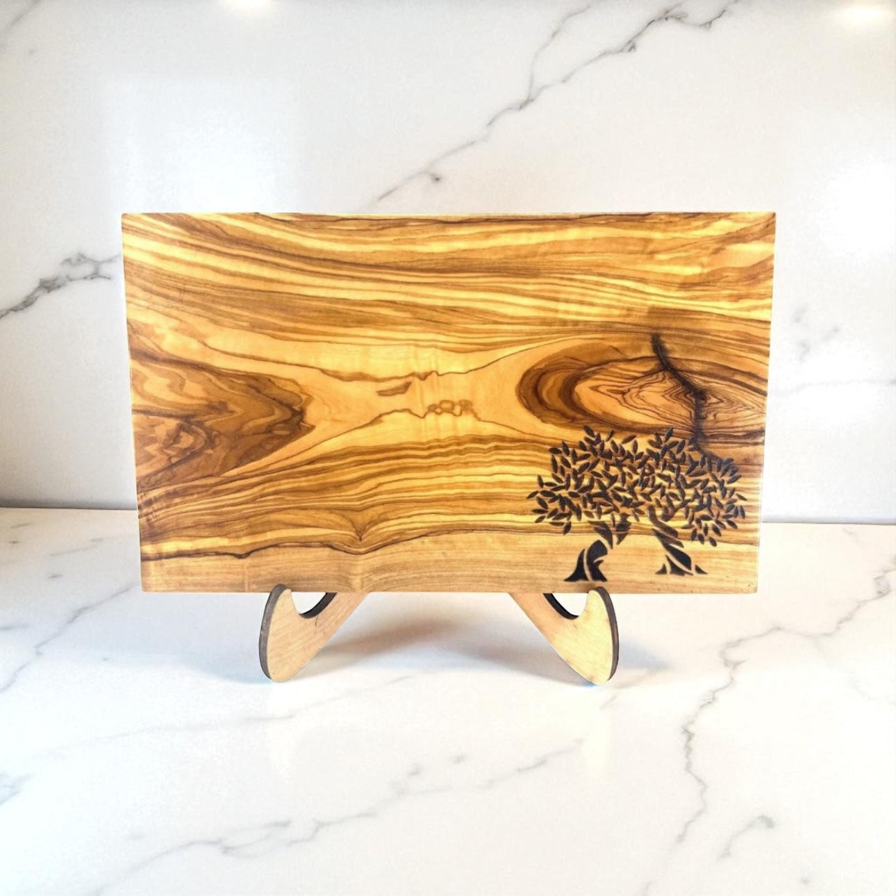 Custom Rectangle Olive Wood Cutting Boards