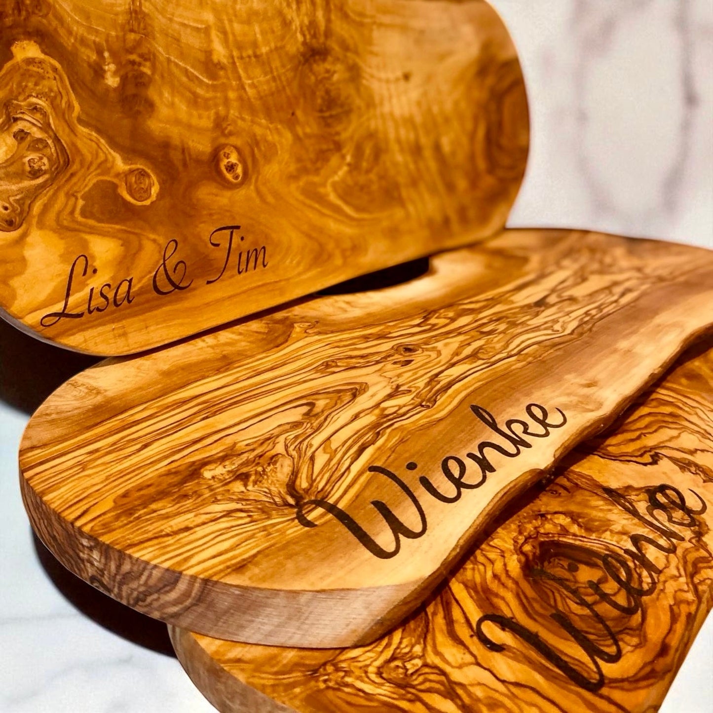 Custom Olive Wood Cutting Boards