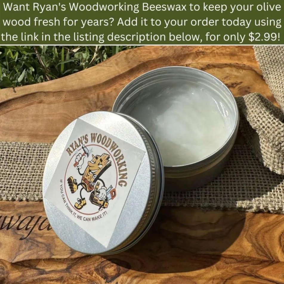 Texas Olive Wood Cutting Board