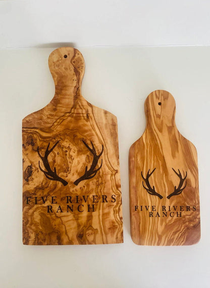 Set of 2 Chopping Boards With Handle