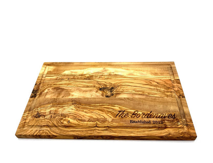 Olive Wood Rectangle Cutting Board - 16 inch