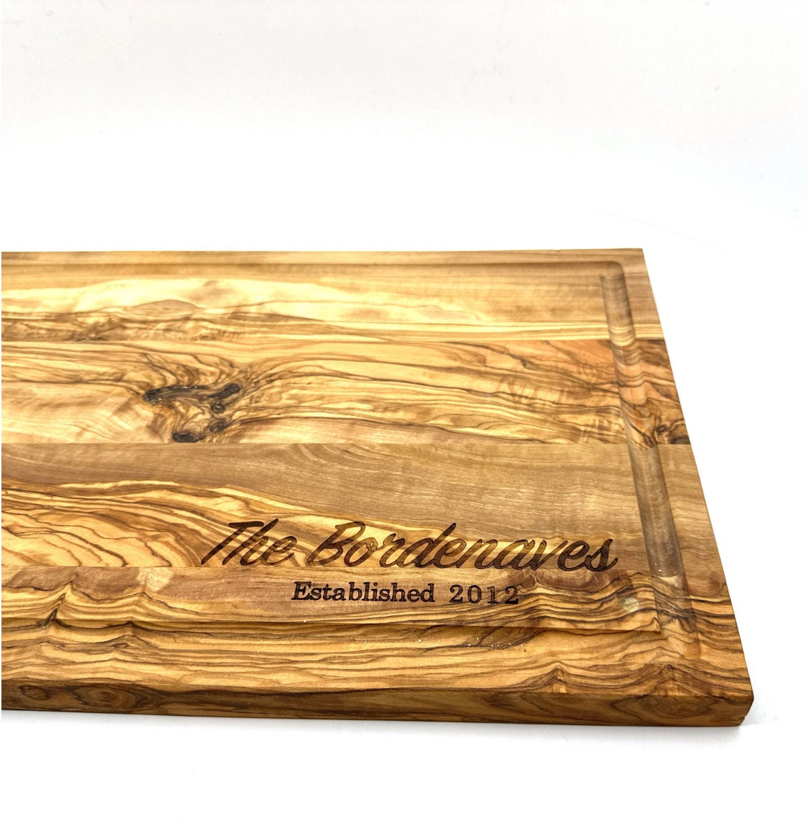 Olive Wood Rectangle Cutting Board - 16 inch