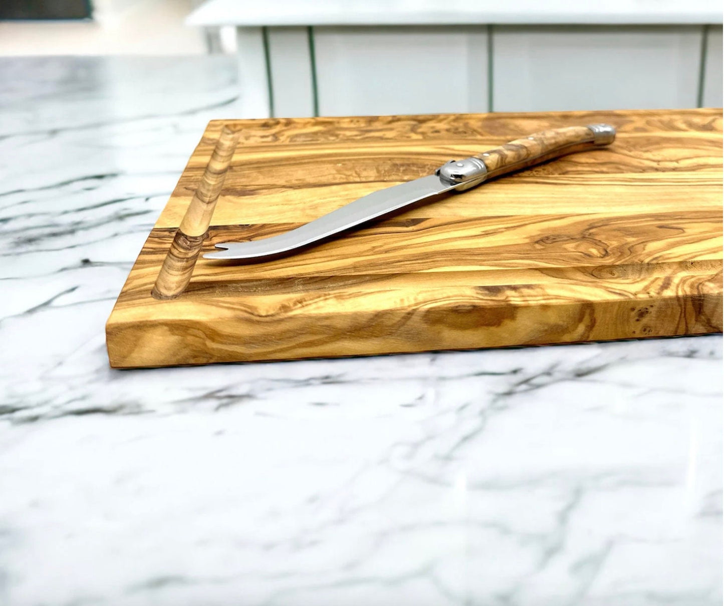 Olive Wood Rectangle Cutting Board - 16 inch