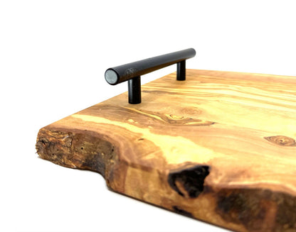 Live Edge Olive Wood Serving Tray- 16.5″ X 8.5″