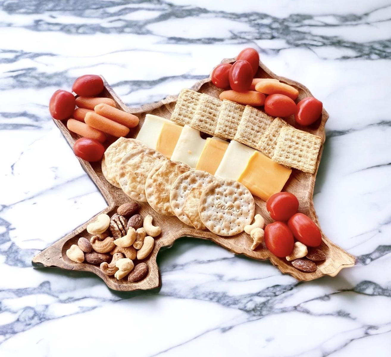 Custom Texas Shaped Serving Tray