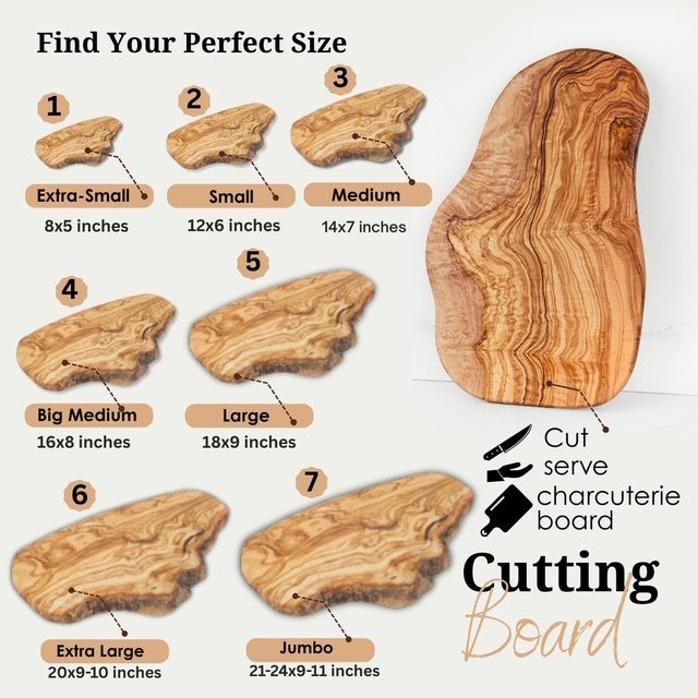 Custom Olive Wood Cutting Boards